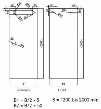 S-200 - Set N  BL, L = 2000 mm